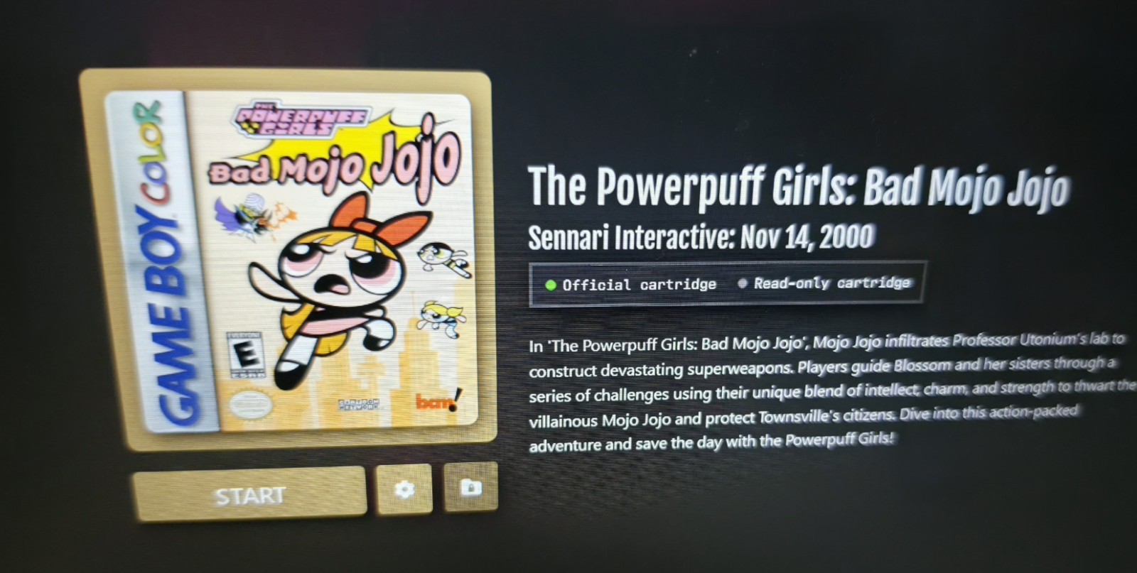 Nintendo Game Boy Color: The Powerpuff Girls – Bad Mojo Jojo (Tested & Working)