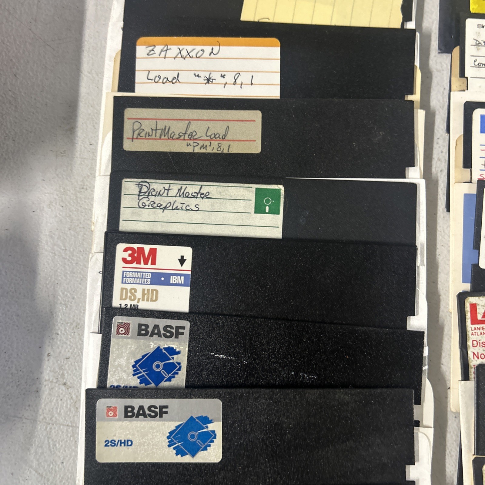 Commodore 64 Floppy Disks With Games Selling As Is for Blank Disk LOT Of 66
