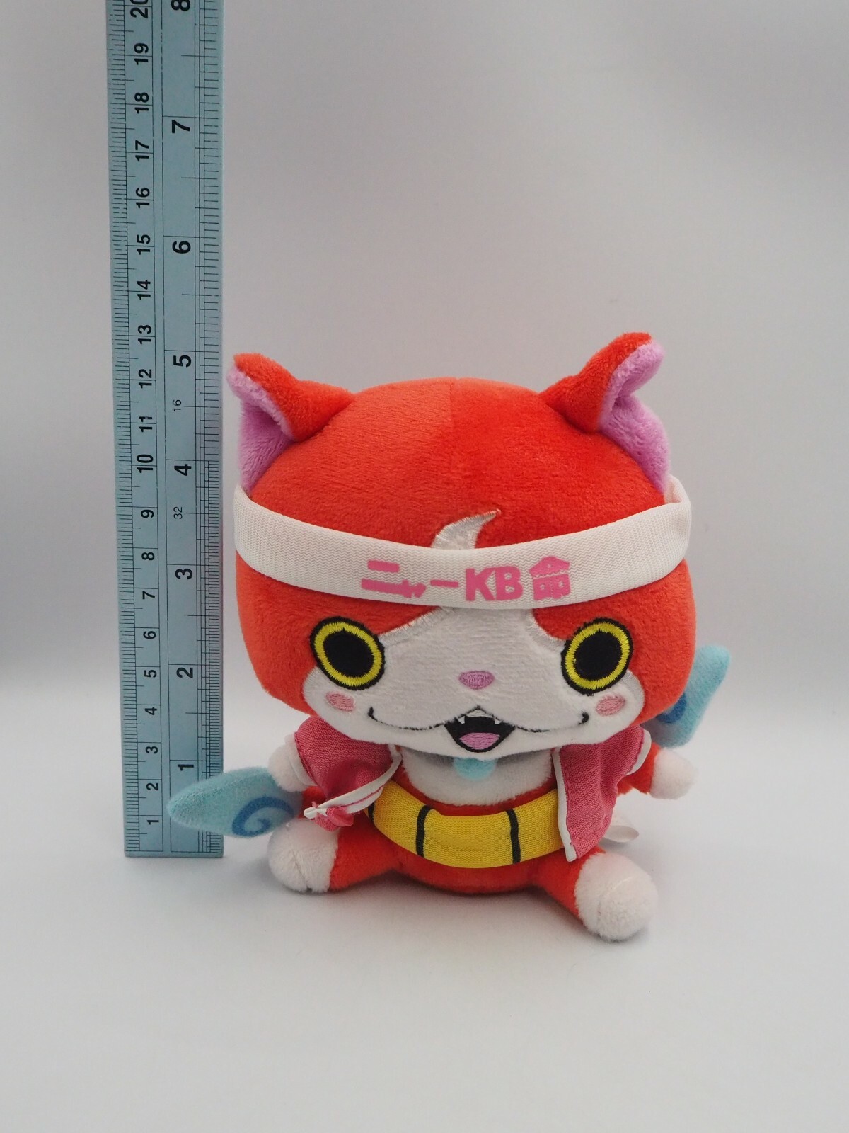 Yokai Watch C1901 Jibanyan Meow Nya-KB Bandai Kuttari Plush 6″ Toy Doll Japan