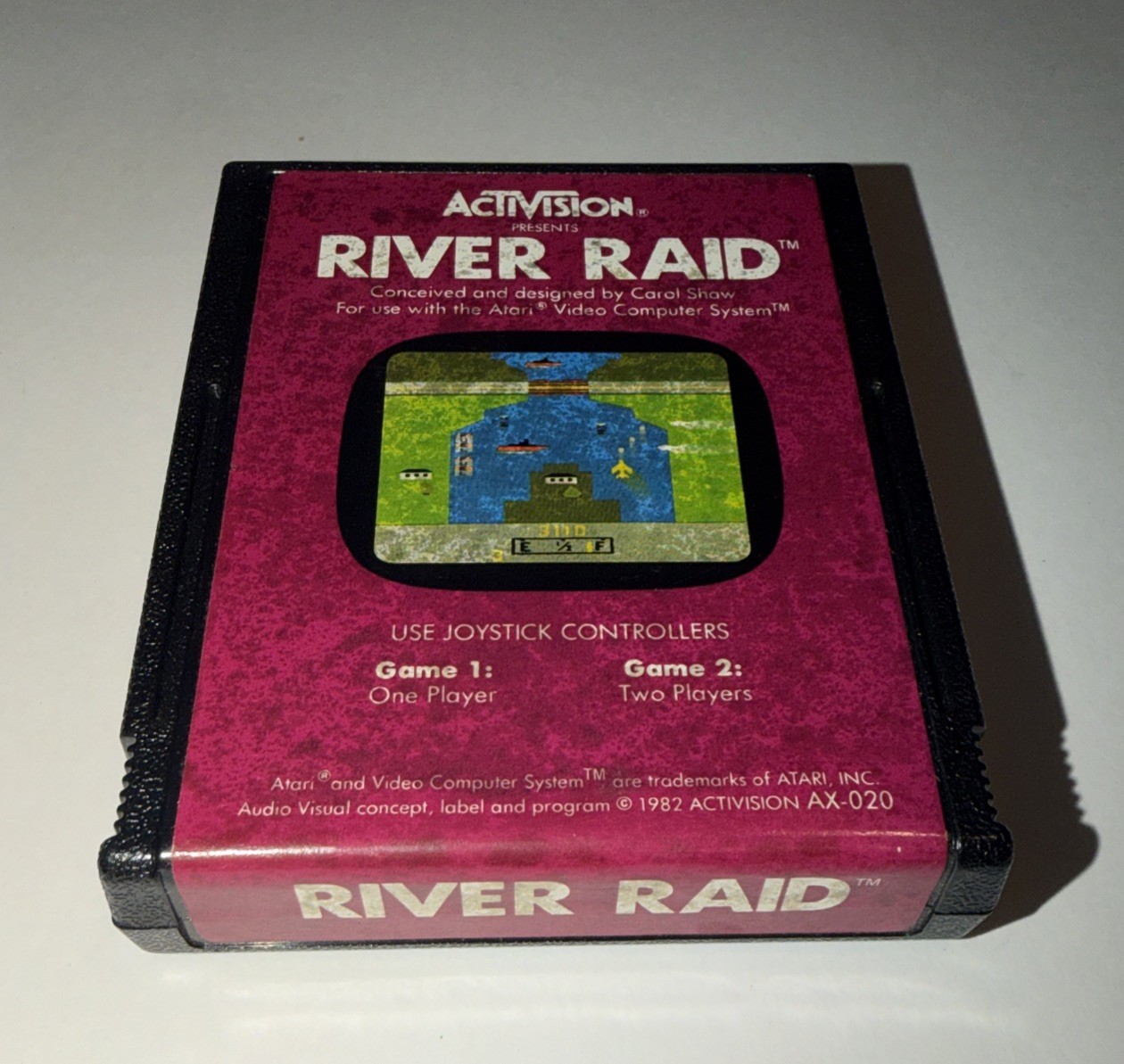 River Raid (Atari 2600, 1982) Complete – Cleaned & Tested