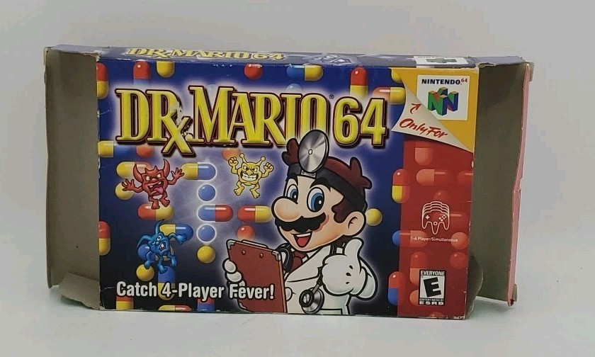 Dr Mario 64 N64 Complete In Box CIB Nintendo 64 Authentic