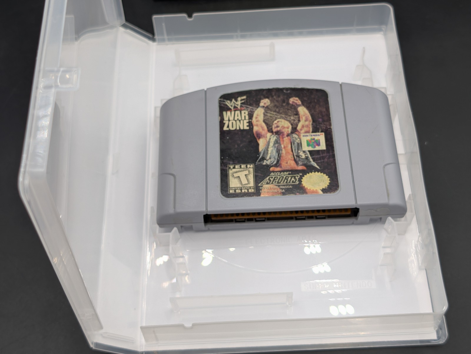 WWF War Zone ( Nintendo 64 N64 ) Authentic – Cleaned – Tested – W/ Case
