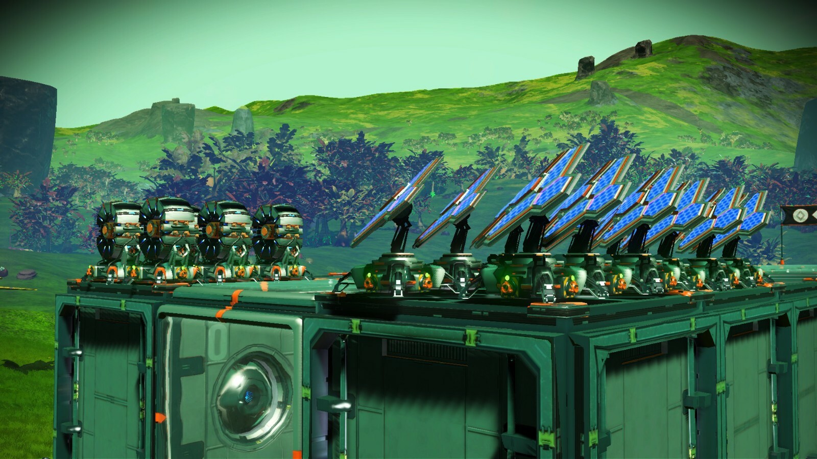 No Mans Sky Starter Base – Storage, Terminal + Landing Pad – PC, XBOX,PS4 & PS5