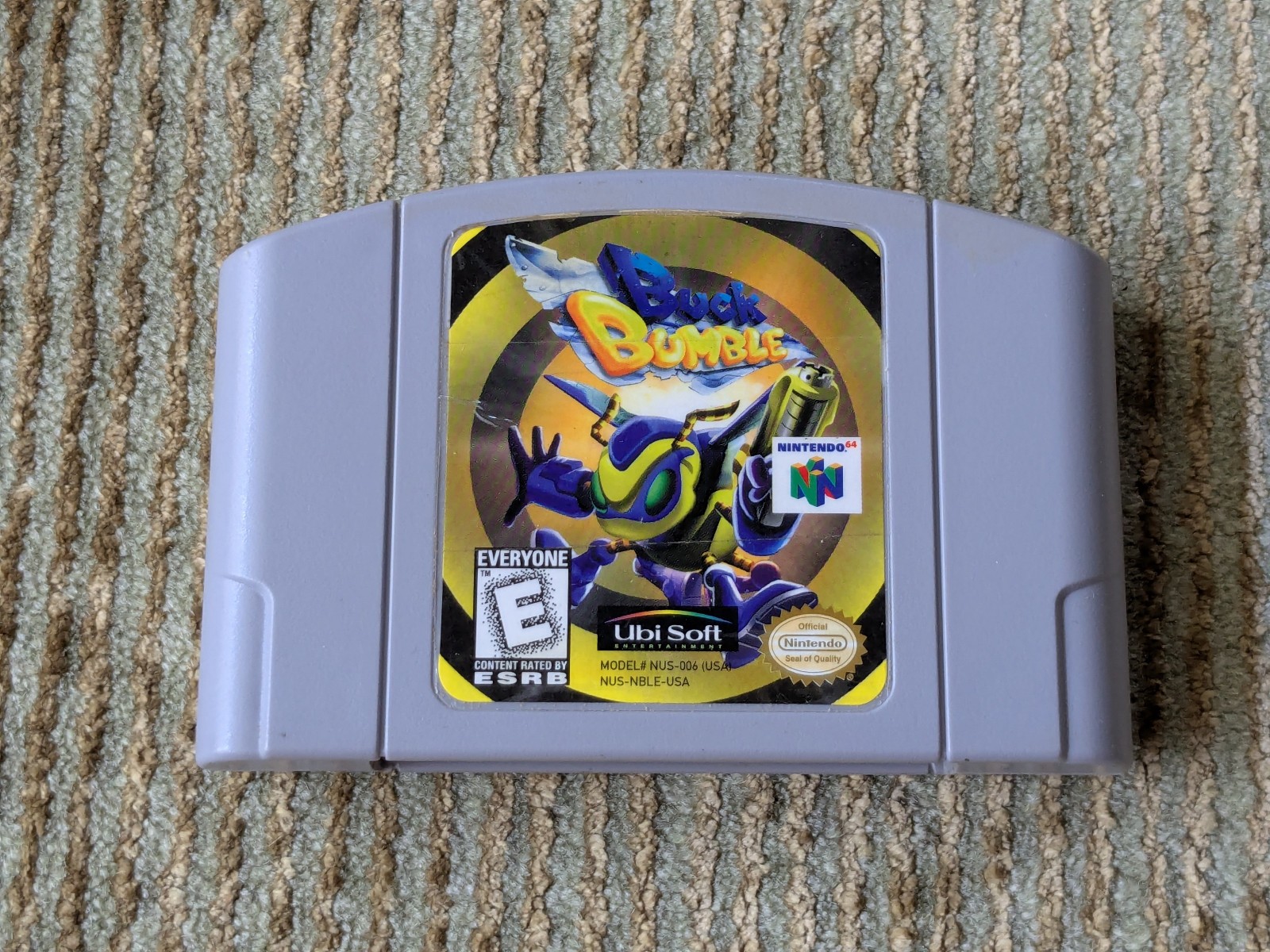 Buck Bumble Nintendo 64 N64 Spanish Cover Variant Boxed No Manual Tested Mexico