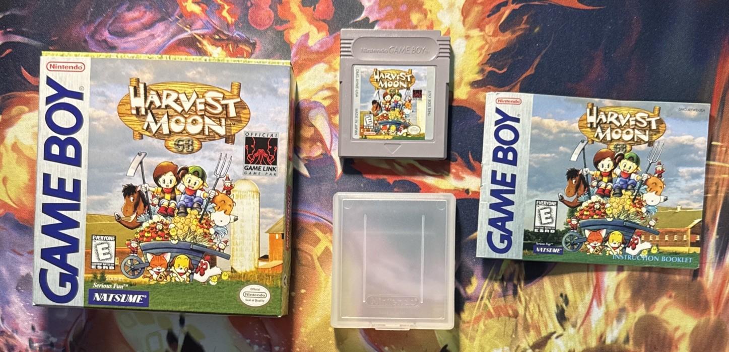 Harvest Moon 1 GB Natsume Nintendo Gameboy Original . Authentic.