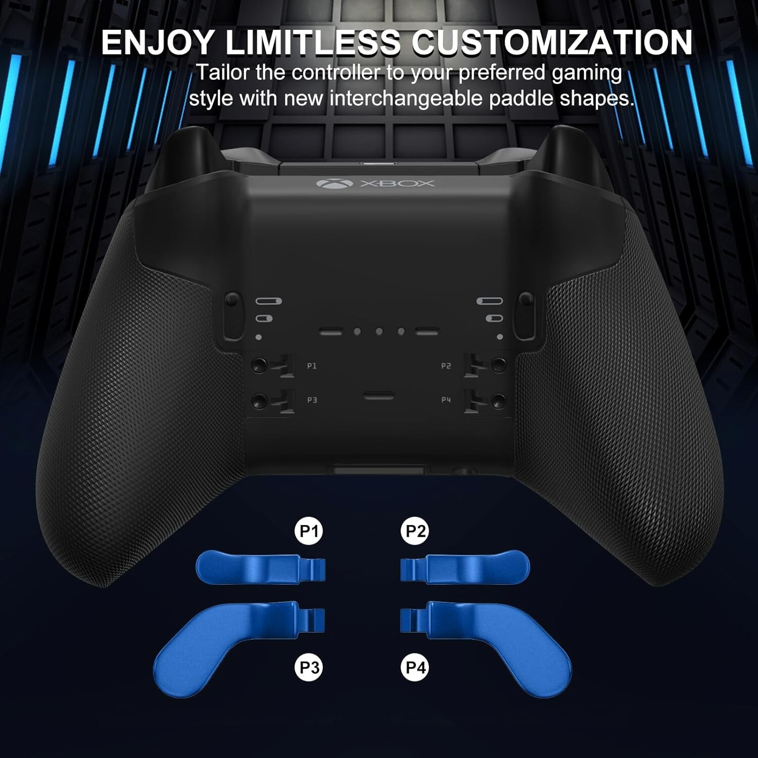 Metal Thumbsticks for Xbox One Elite Series 2, Elite Series 2 Core Controller Pa