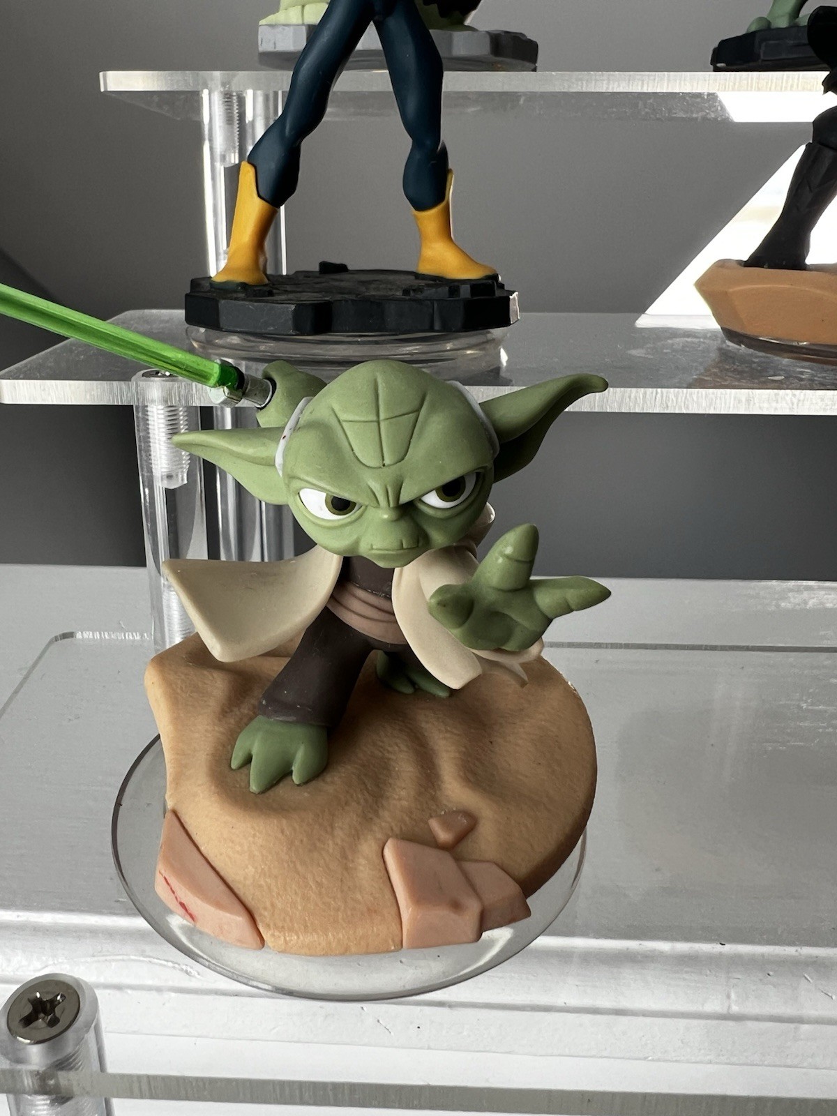 Disney Infinity Figure Lot 8 Marvel 2.0/Star Wars 3.0 Captain America Hulk Yoda