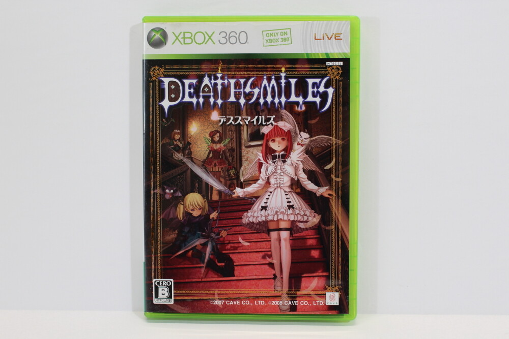 DeathSmiles Death Smiles CIB XBOX 360 Japan Import US Seller 3X46 Region Locked