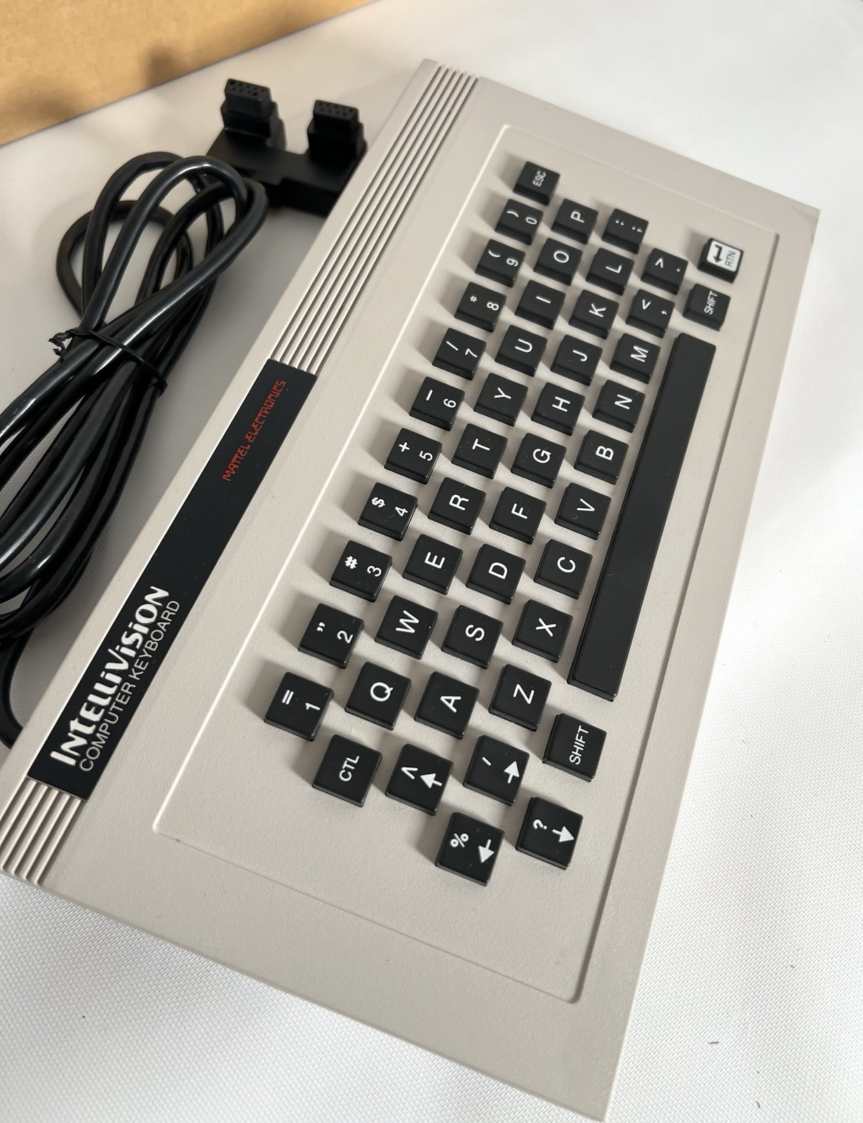 Vintage 1983 Mattel Intellivision Computer Adaptor Module With Box AS IS