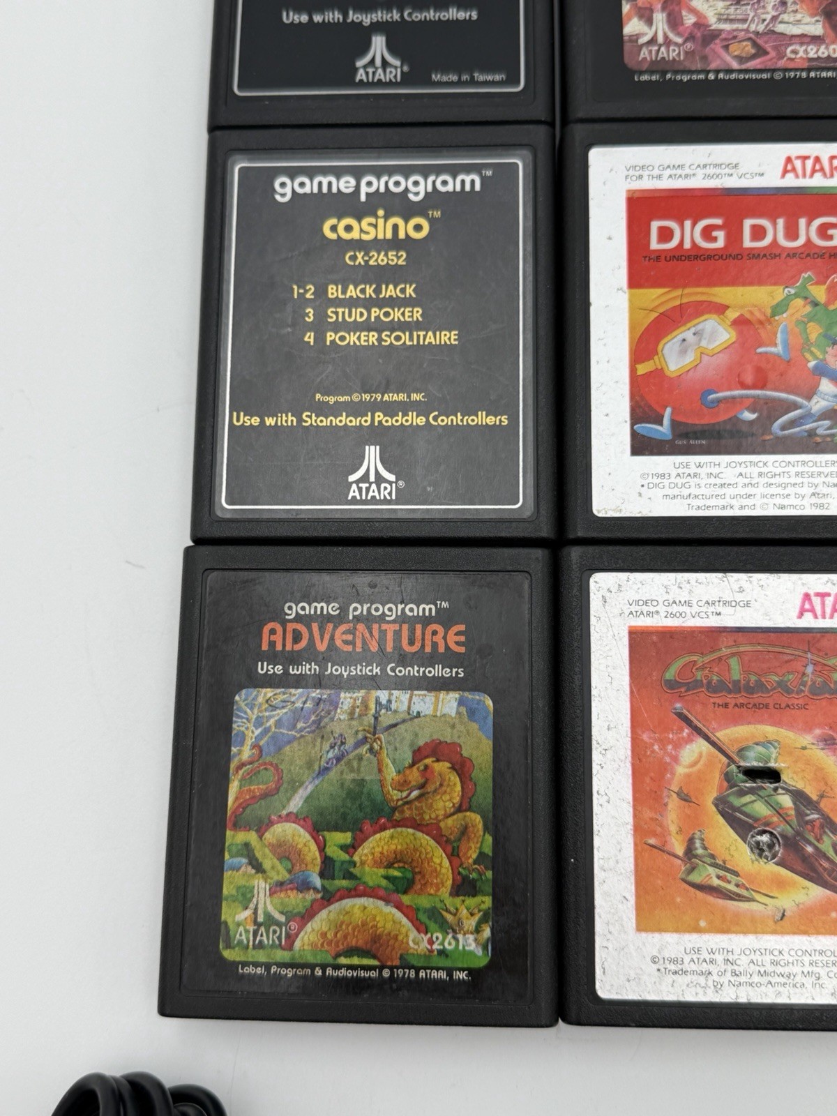 Huge Lot Vintage Atari 2600 Games | 24 Games | Controller | Paddles – See Pics!!
