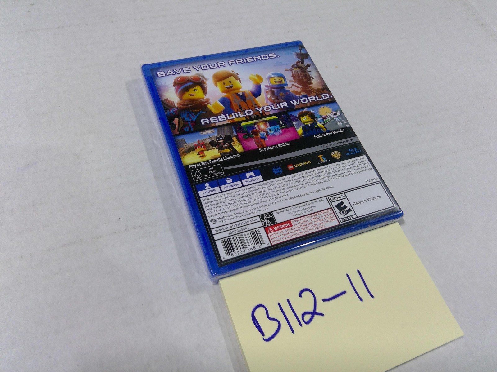 The LEGO Movie 2 Videogame PS4 Game New Sealed WB Games E10+ Family Kids Action
