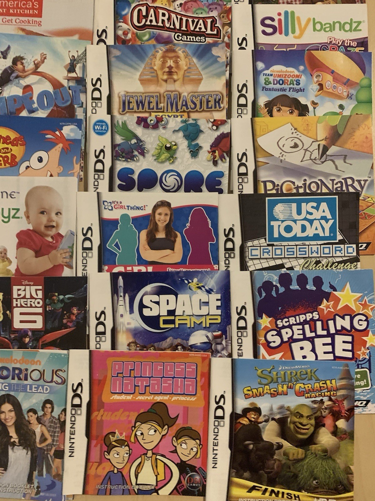 Bulk Lot of 44 / Nintendo DS / Manuals ONLY / **No Games / Instruction Booklets