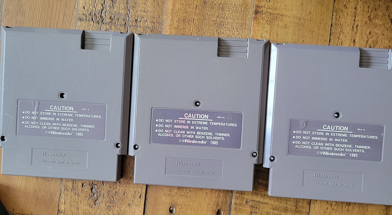 Nintendo NES Super Mario Trilogy Lot. Super Mario Duck Hunt, Super Mario 2 & 3