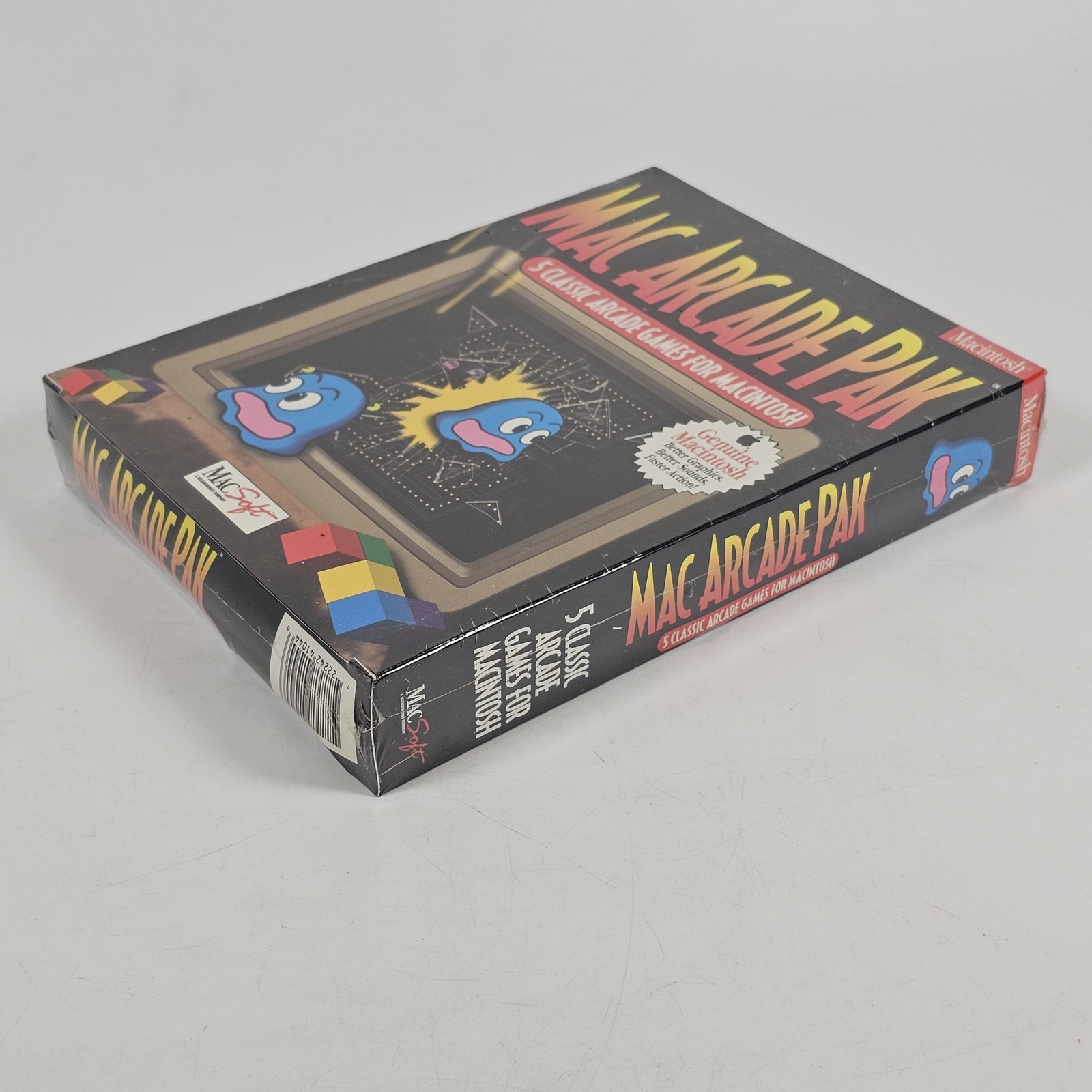 Mac Arcade Pak 5 Classic Games for Macintosh MacSoft Big Box PC Video Game NEW