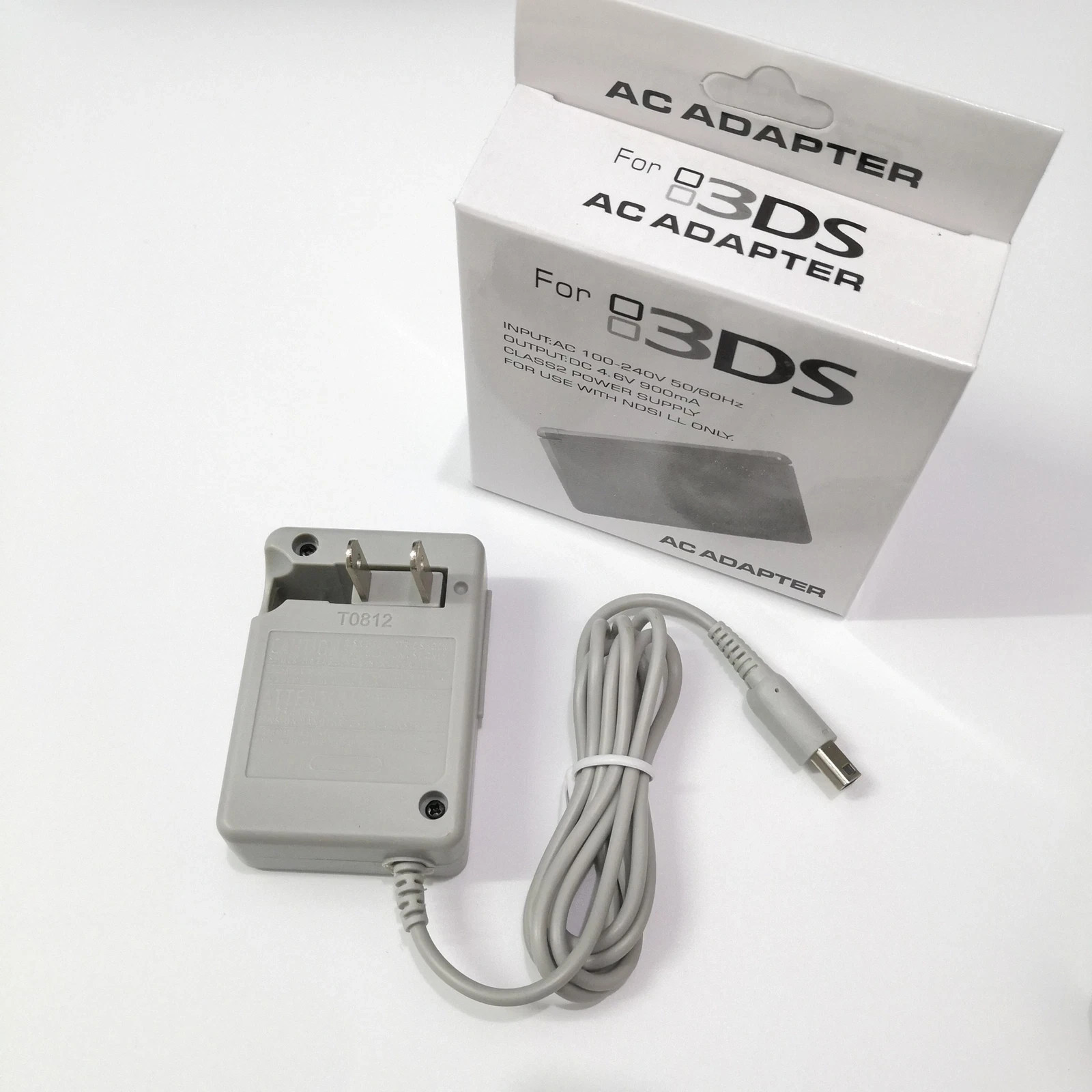 Nintendo WAP-002 Wall Charger for Nintendo DS/3DS/2DS XL – Gray