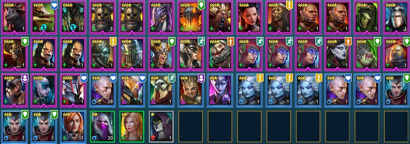 Raid Shadow Legends | Starter Mythical – Siegfrund : 95k energy / 28 Legendary
