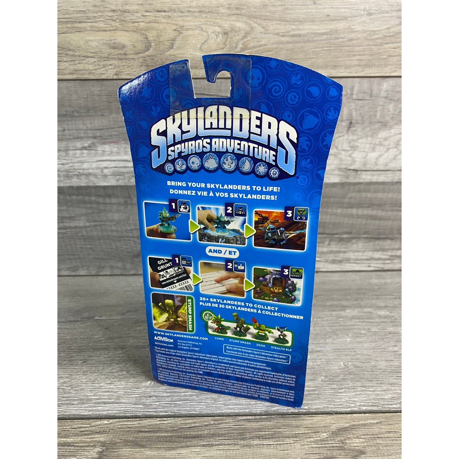 Skylanders Spyros Adventure Stump Smash Life Element Figure New Sealed 83987888