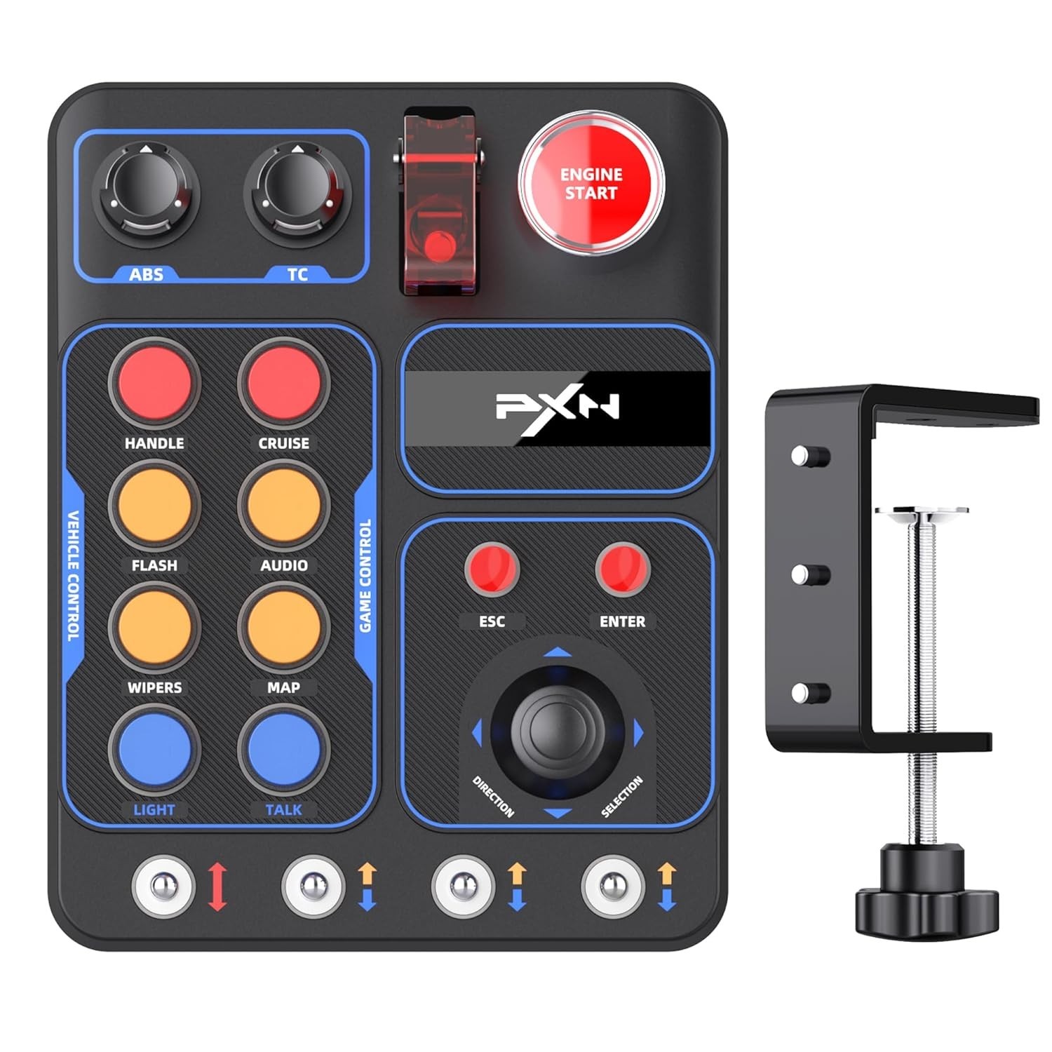 CB1 Racing Button Box PC USB Simulation Racing Instrument Center Control But