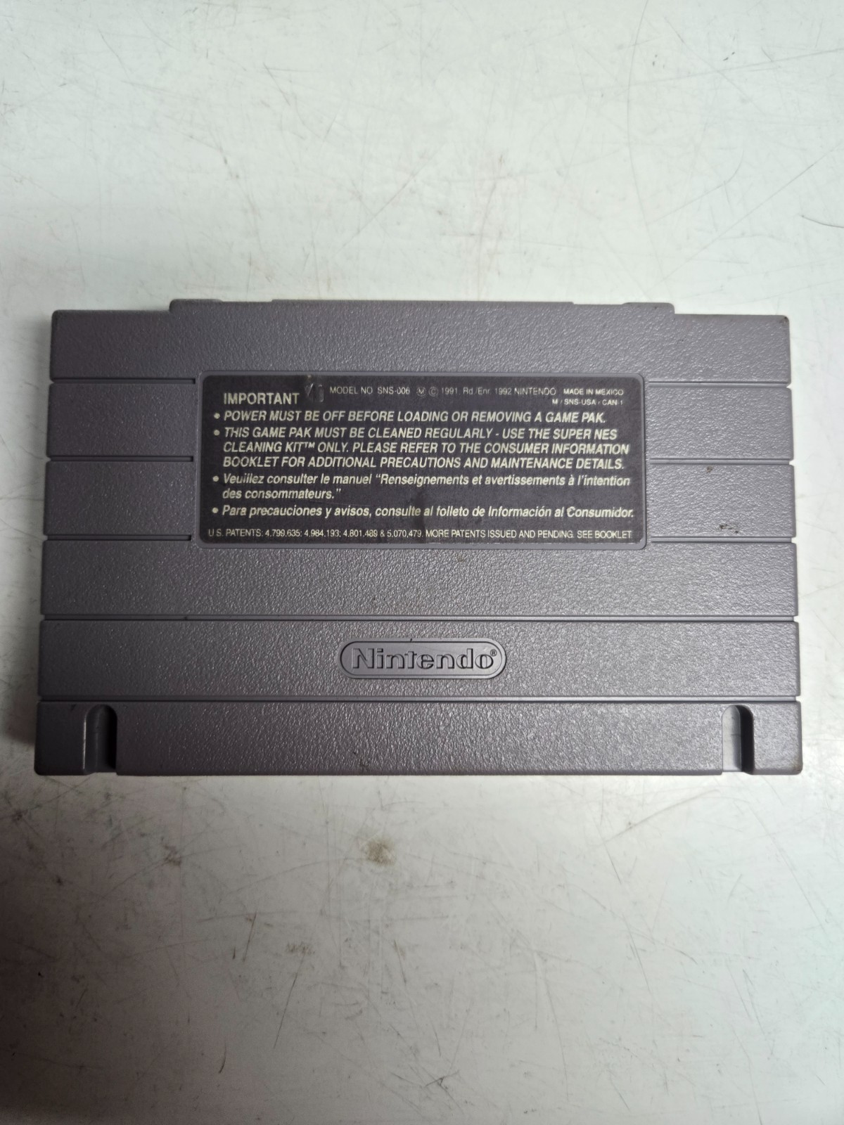 Tecmo Secret of the Stars SNES Super Nintendo Video Game 1992 Mexico