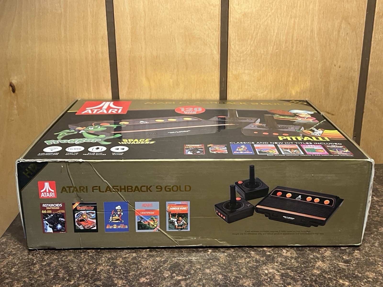 AtGames Atari Flashback 9 Gold HD Console w/ 120 Built-in Games HD Game System
