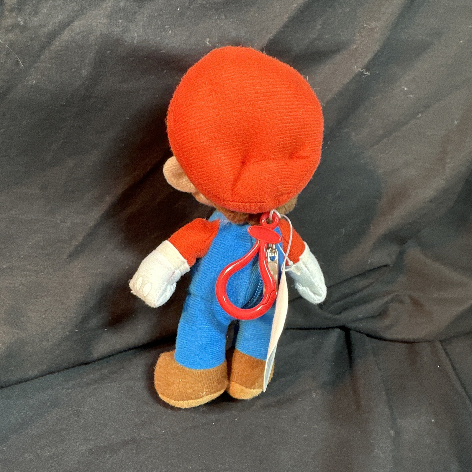 Nintendo 7” Mario Plush Backpack Clip Coin Pouch 2010 New