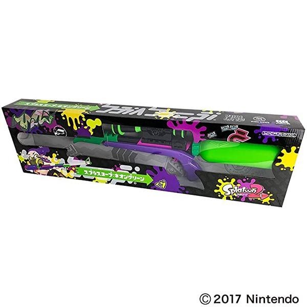 Water Gun Water Play Splatoon 2 Splash Scope Neon Green NEW Japan