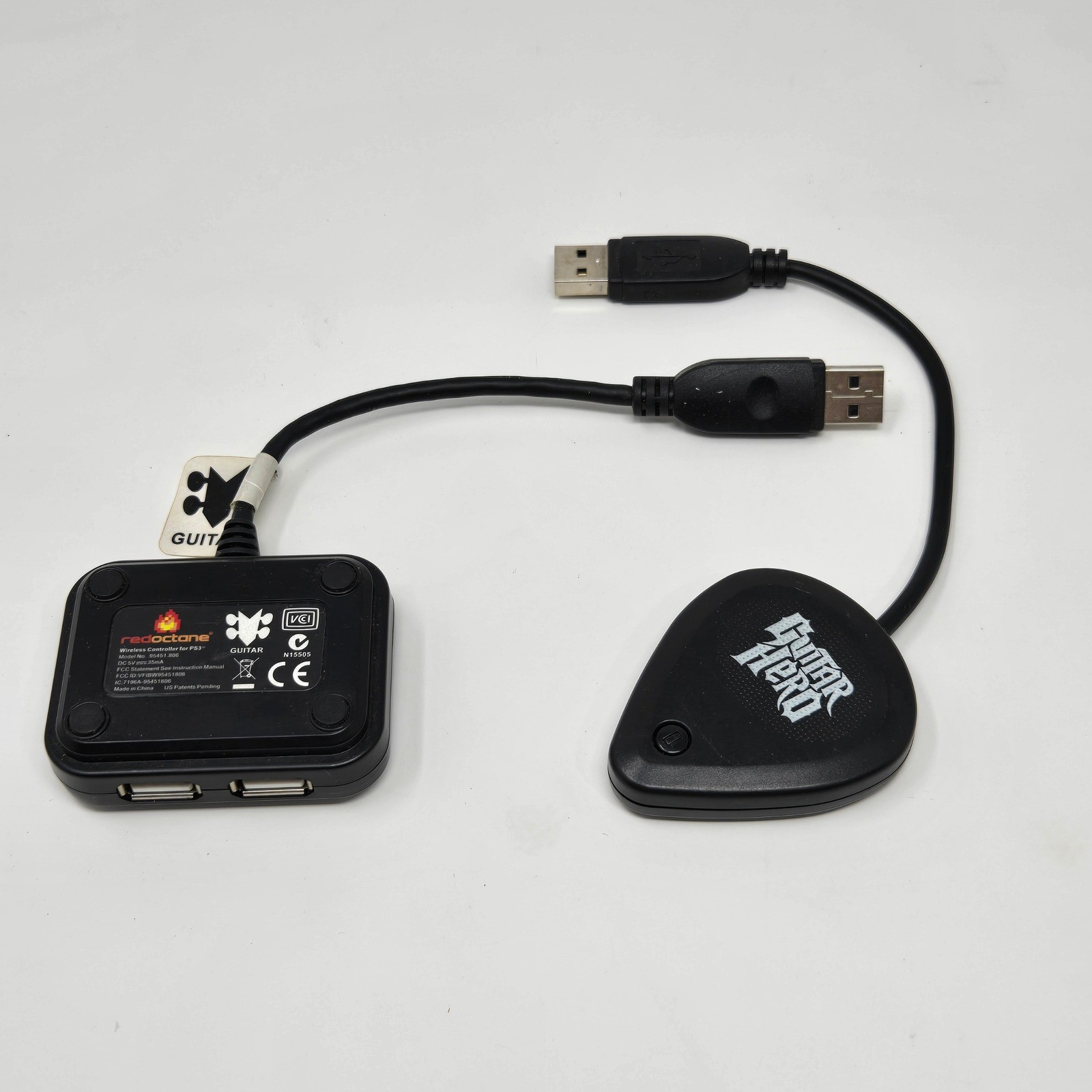 RedOctane Guitar Hero wireless recivers, pick shaped, dongle PS3