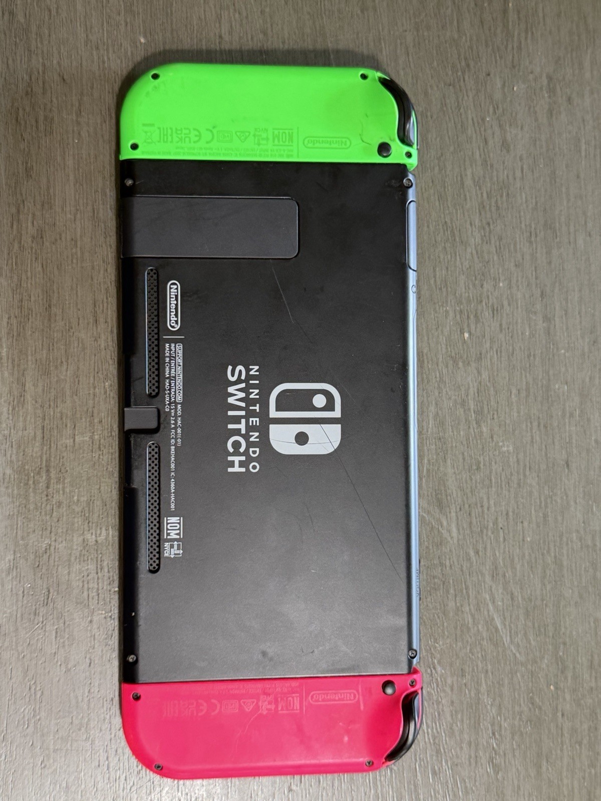 Nintendo Switch V2 with Green and Pink Joy-Con HAC-001(-01) (No Dock)