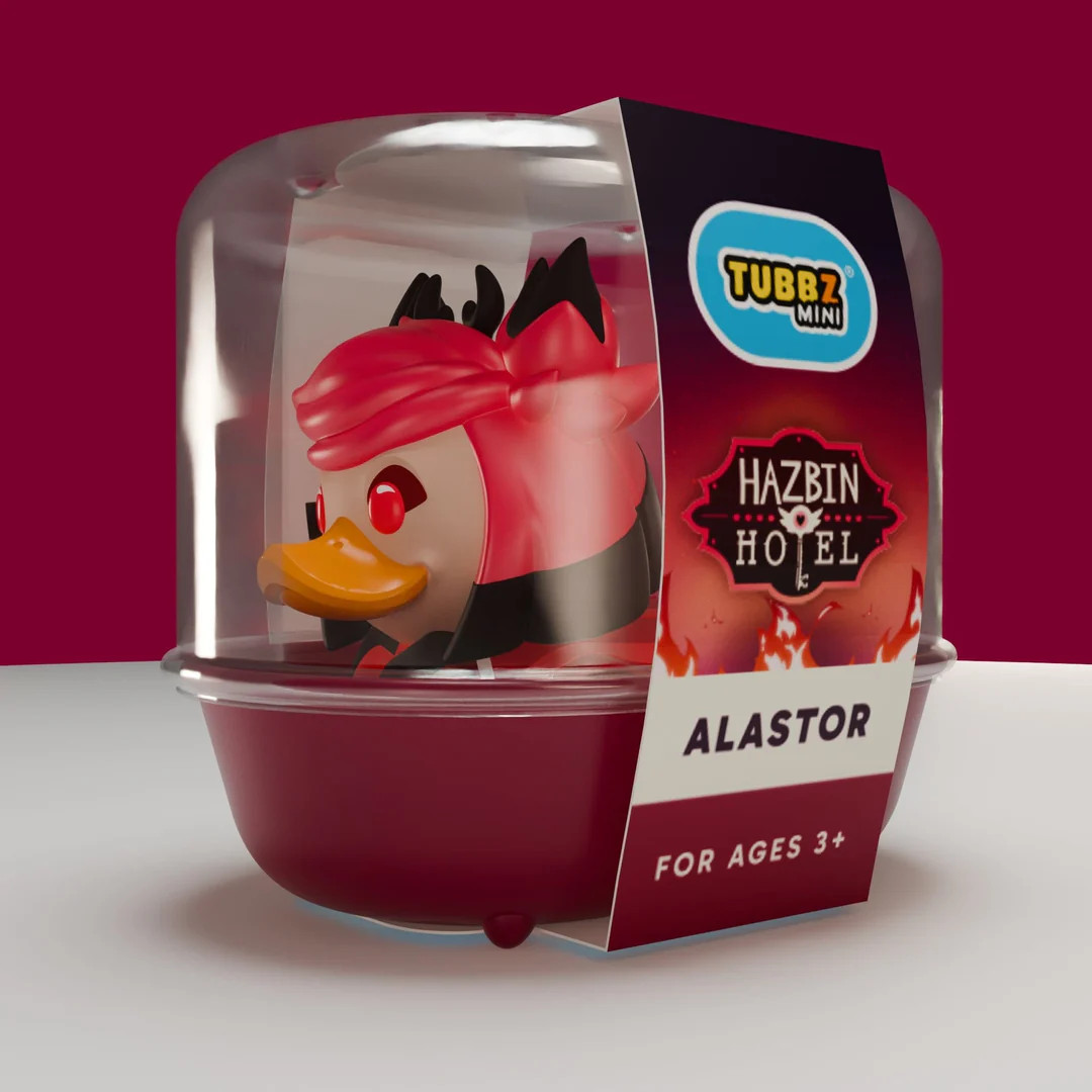 TUBBZ MINI EDITION Hazbin Hotel: Alastor Collectible Duck Vinyl Figure JEEP