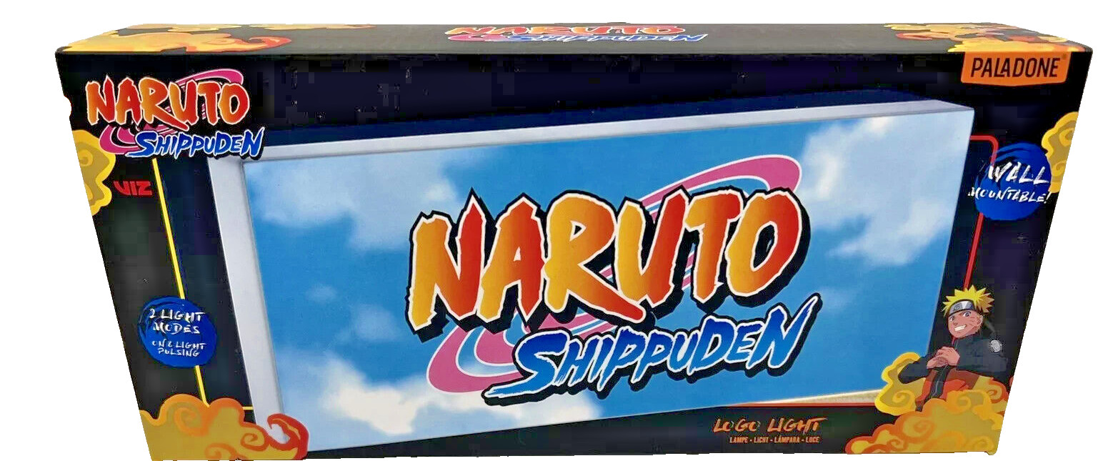 NEW Naruto Shippuden Light Up Logo Sign 12” USB & Battery Powered GC5