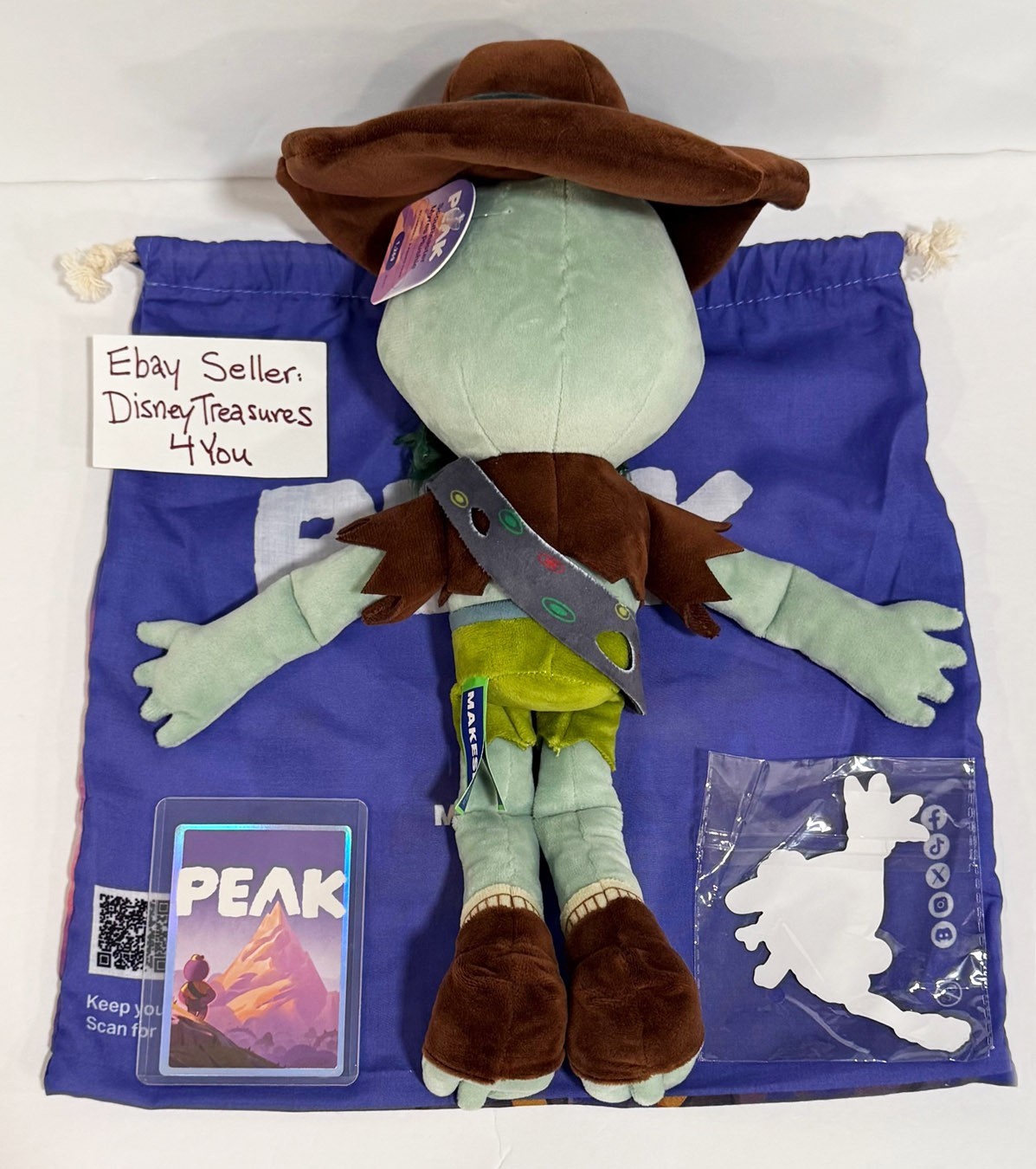 Official Makeship PEAK Scoutmaster Plush Landfall & Aggro Crab STEAM Game NEW