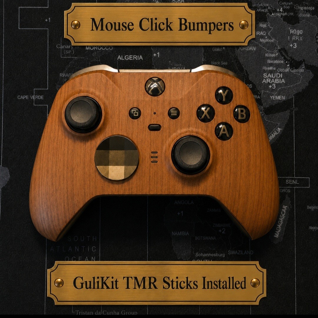 Xbox Elite Series 2 Woodgrain For Xbox/PC TMR Sticks And Mouse Cilck Bumpers