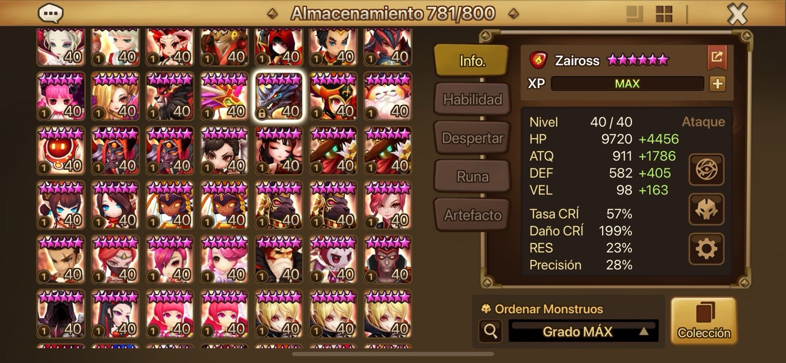 Summoners War ▪️5LD VIP SUPER SPEED ASIA SERVER ▪️Ongyouki Celia Zenisek Thebae
