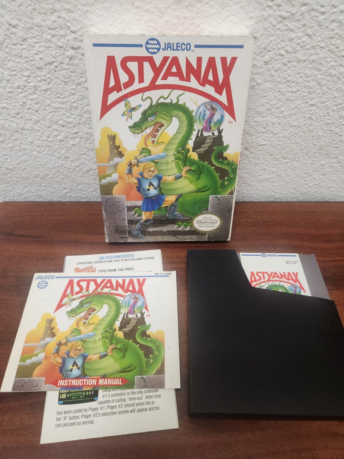 Astyanax (Nintendo Entertainment System NES, 1990) CIB Complete In Box