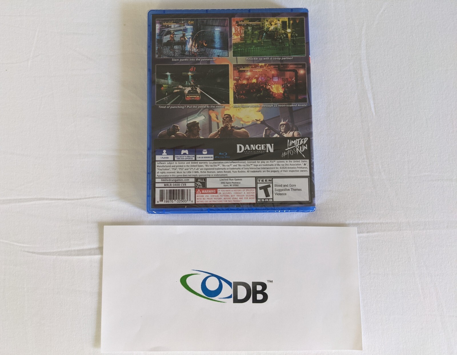 Limited Run PlayStation 4 PS4 The Takeover & Holographic Trading Card