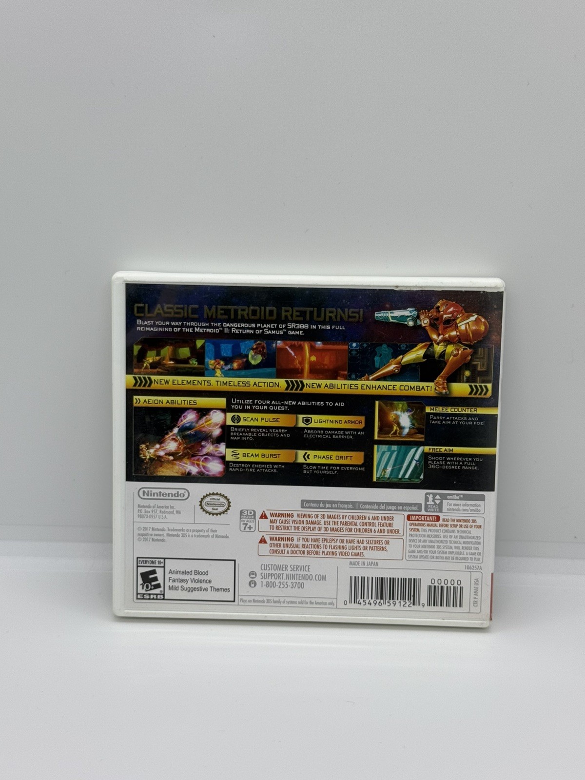 Metroid: Samus Returns (3DS, 2017) Complete