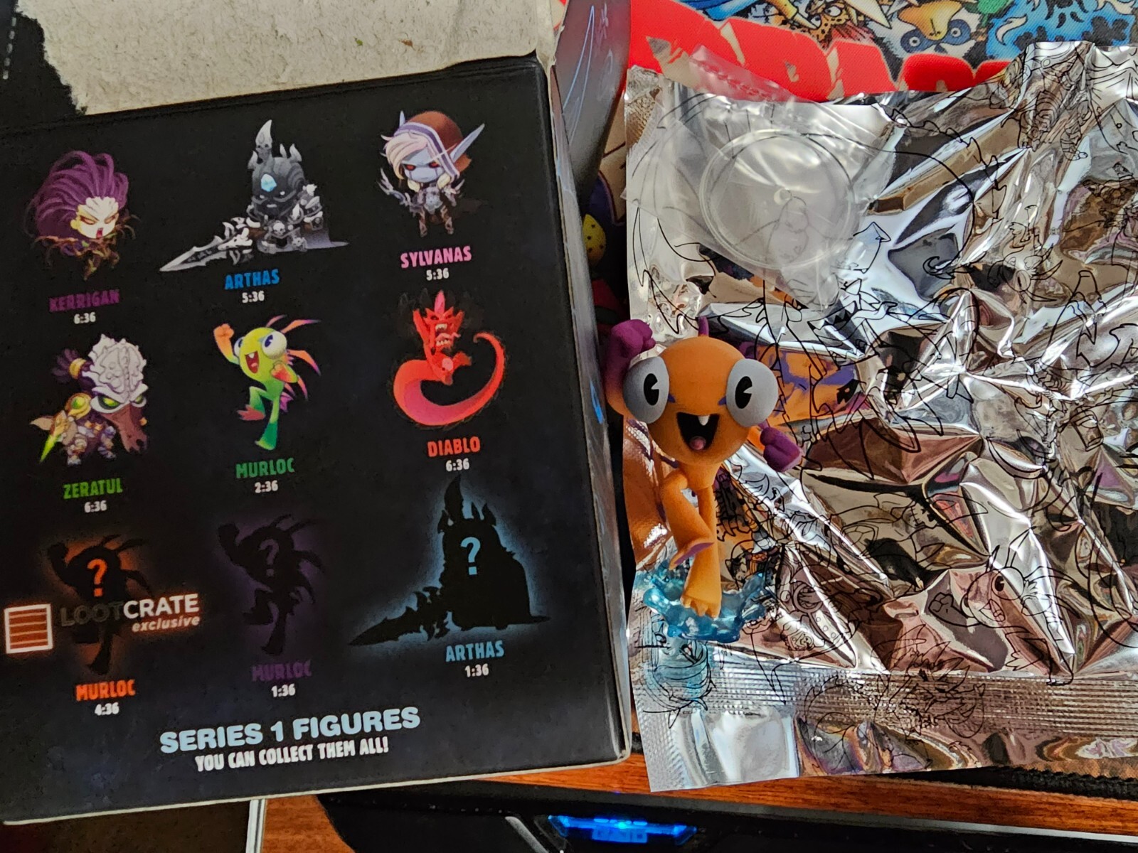 Loot Crate Exclusive Cute But Deadly Orange Murloc Figure Series 1 Blizzard WOW