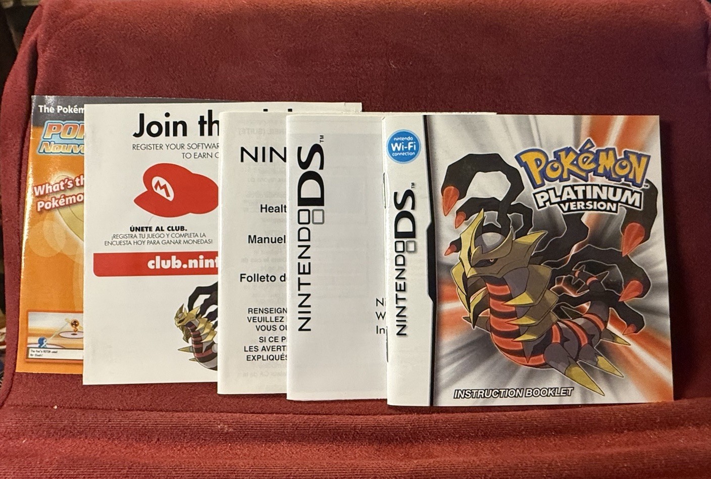 Pokémon Platinum Version Nintendo DS Authentic Game – CIB complete in box – VG