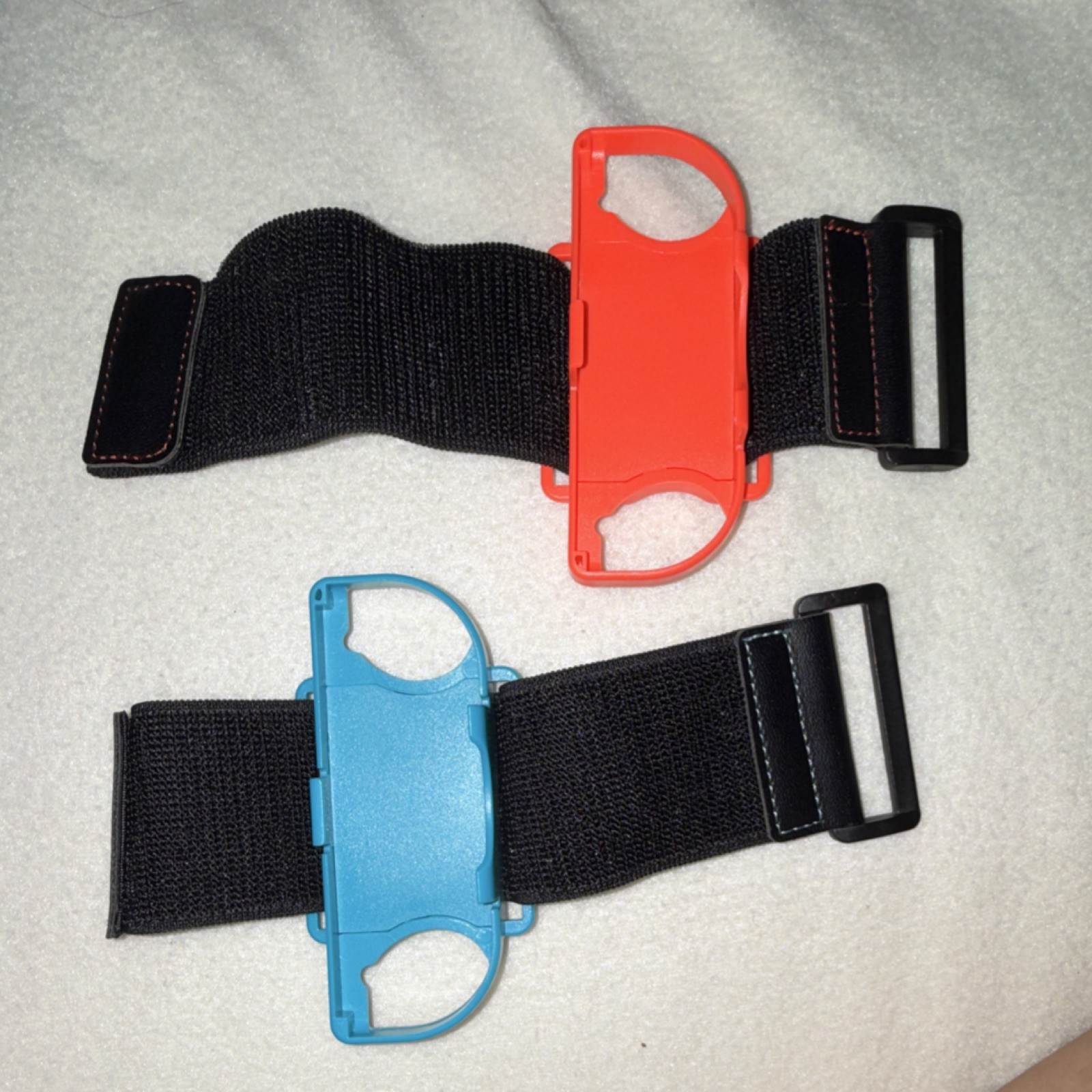 Red Blue Black Controller Attachment Straps for Nintendo Switch Clips On
