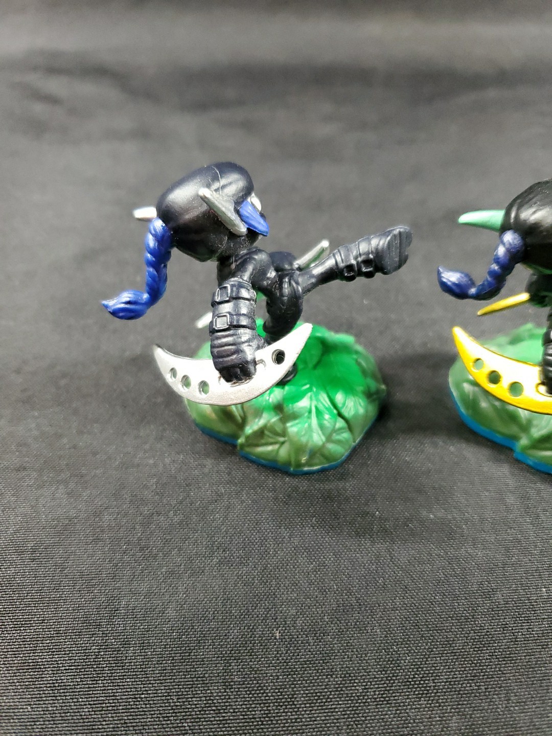 Skylanders Swap Force Ninja Stealth Elf Figure Silver Gold Swords Lot Variant **