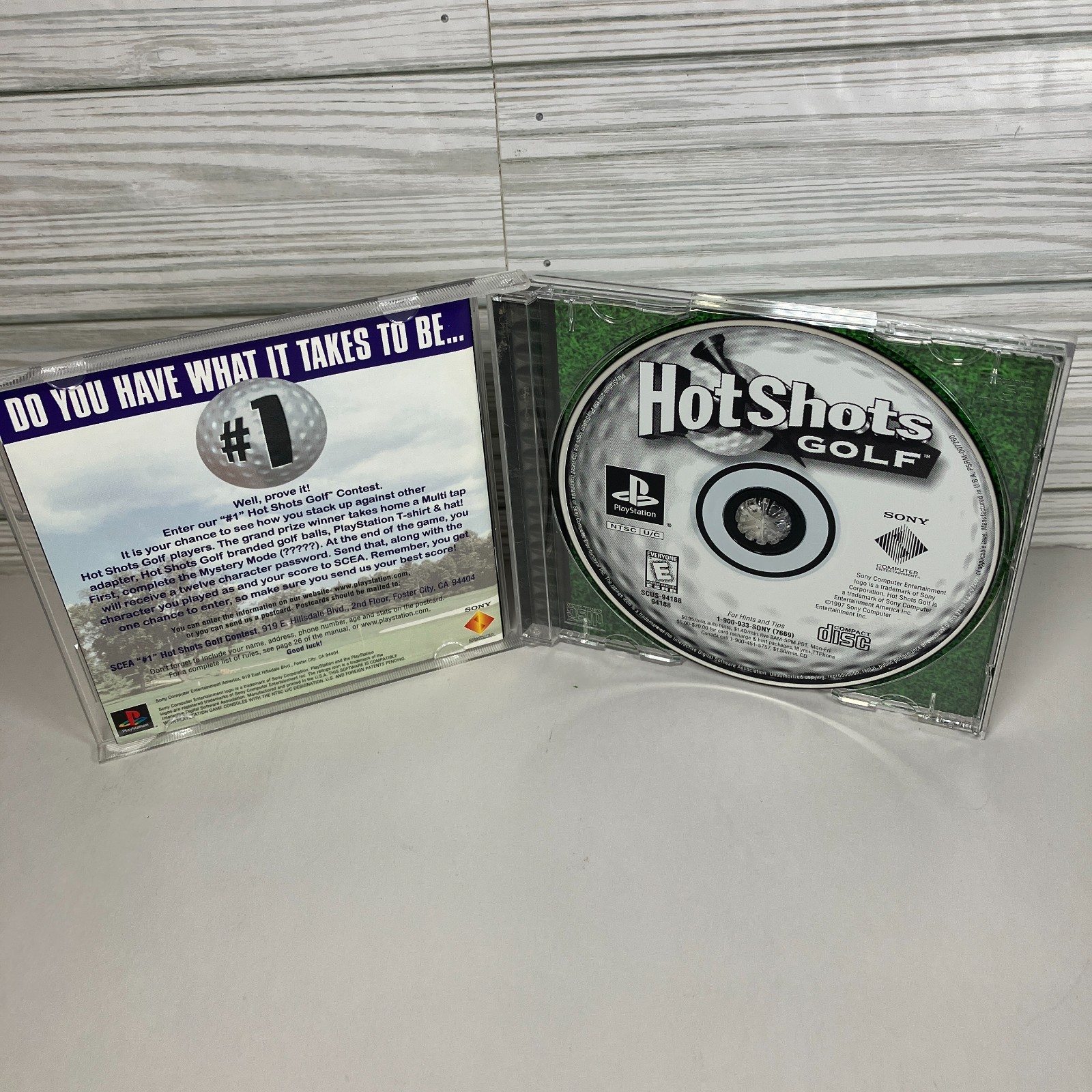 Hot Shots Golf (PlayStation 1 PS1) CIB COMPLETE