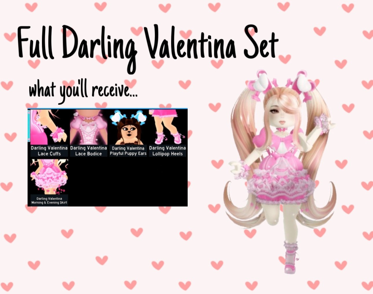 Roblox Royale High Sets, Skirts, Boots/Heels, Elegant Parasol – READ DESCRIPTION