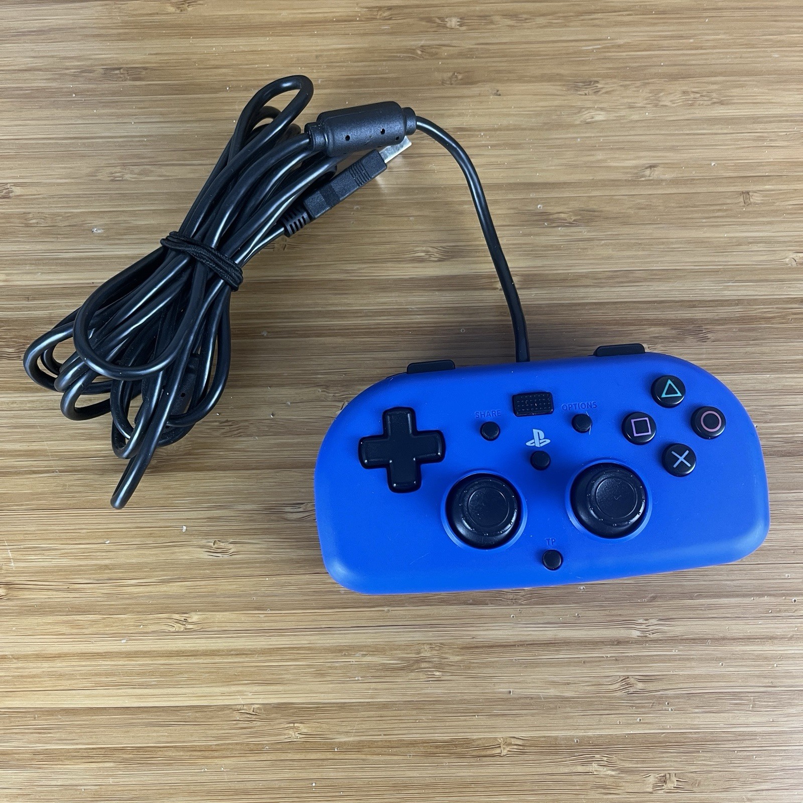 Hori PS4-100U Blue Playstation 4 PS4 Gamepad USB TESTED