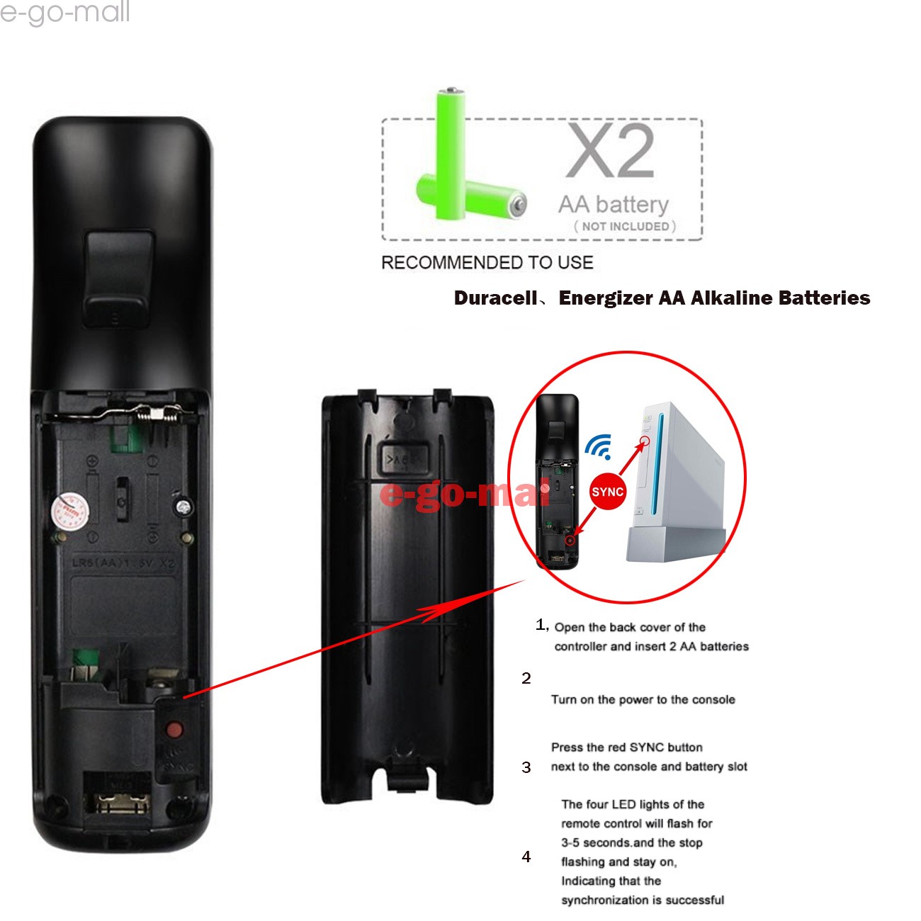 Built-in Motion Plus Wii Remote & Nunchuck Controller for Wii Wii U Console