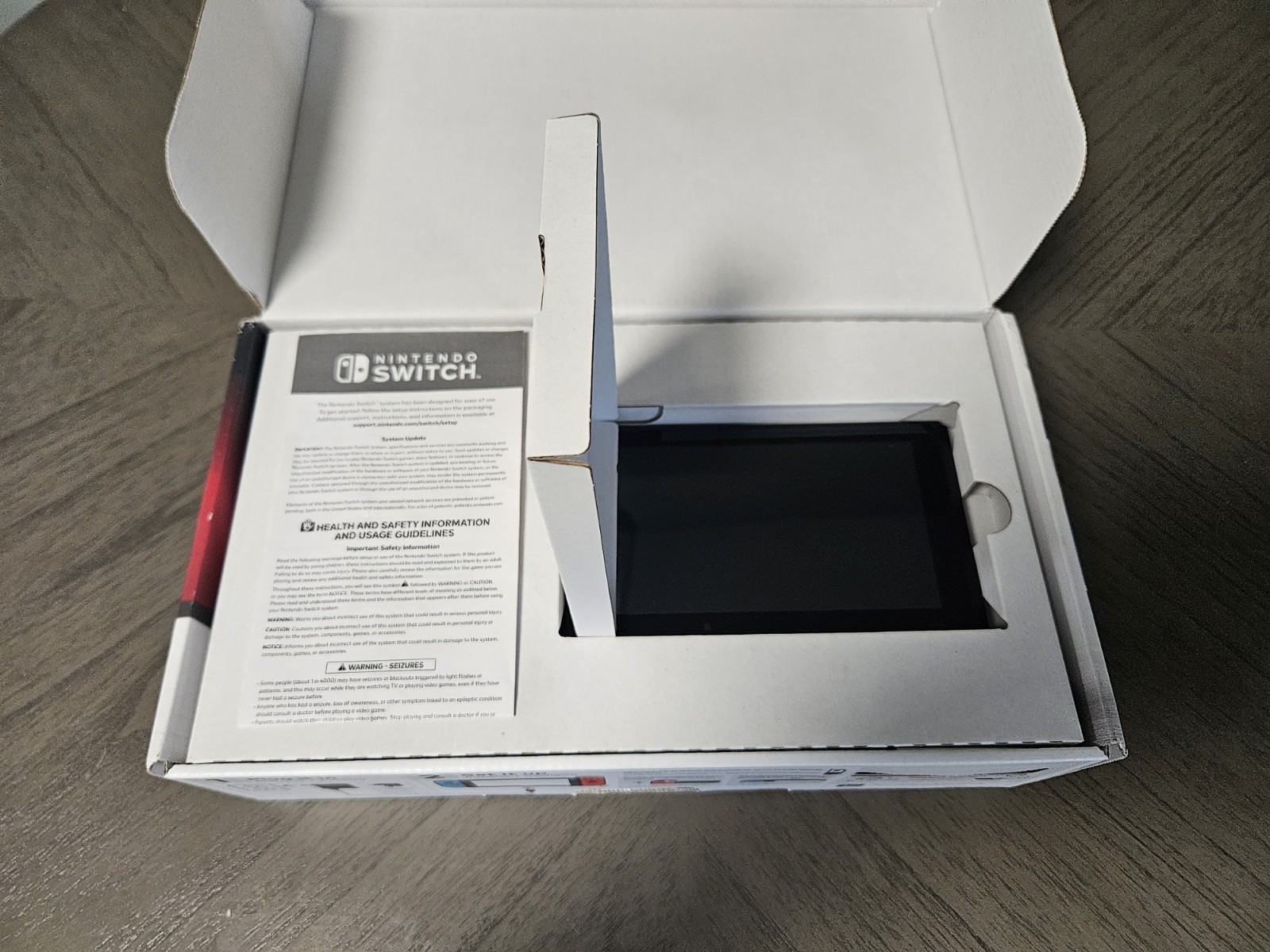 Nintendo Switch Console 32GB Neon Red/Blue Joy-Cons Dock HDMI Region Free Box