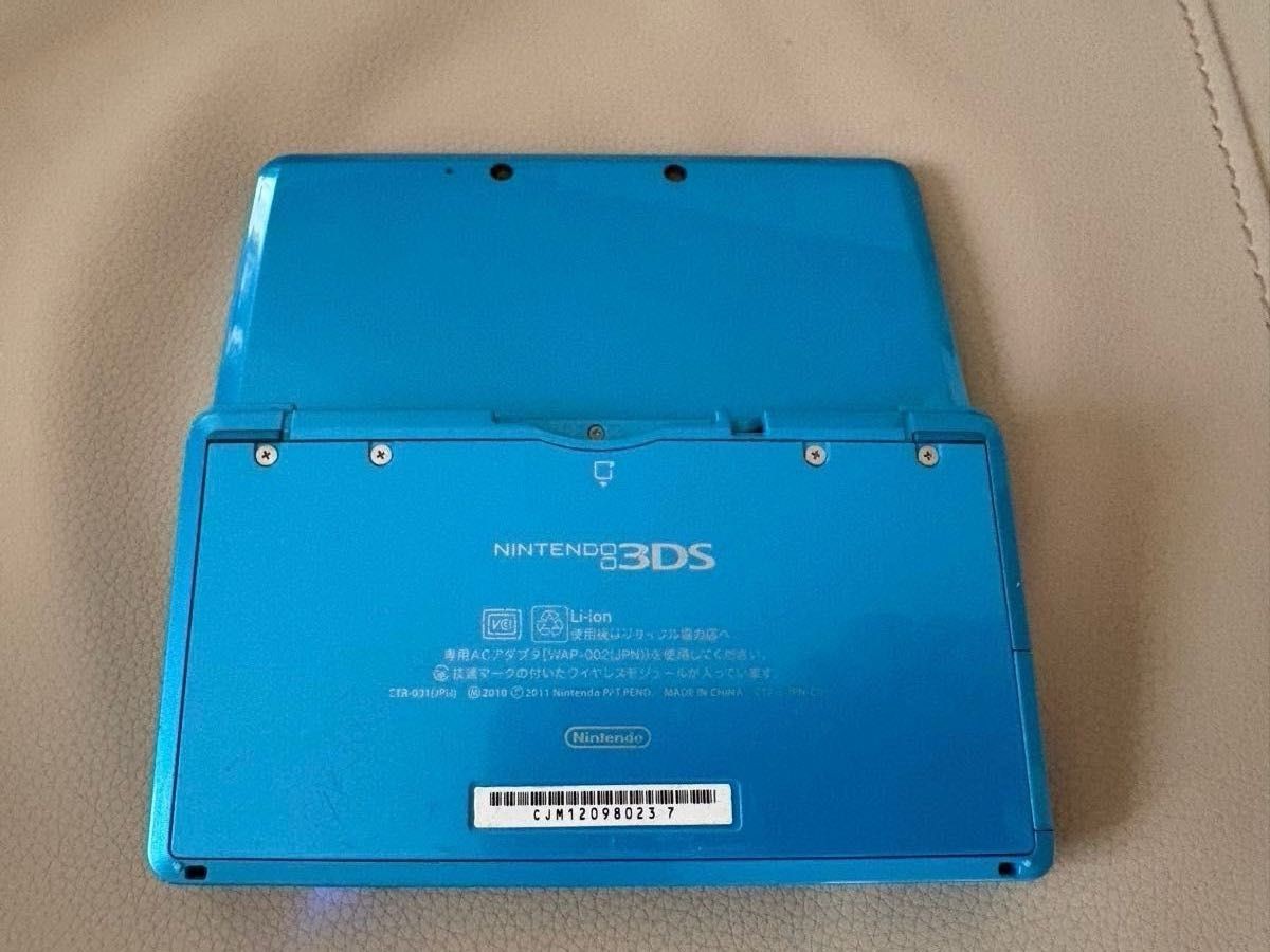 Lot of 8 Nintendo 3DS Console Light Blue Charger Pokemon 6 Game Alpha Sapphire