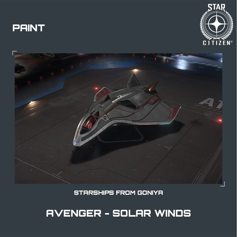 STAR CITIZEN – PAINTS – SOLAR WINDS SERIES – PIRATE WEEK 2022