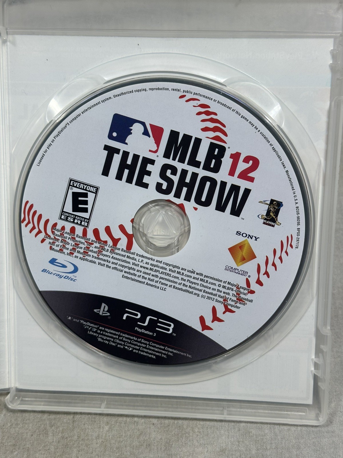 MLB 12: The Show (Sony PlayStation 3, 2012) Complete and Tested