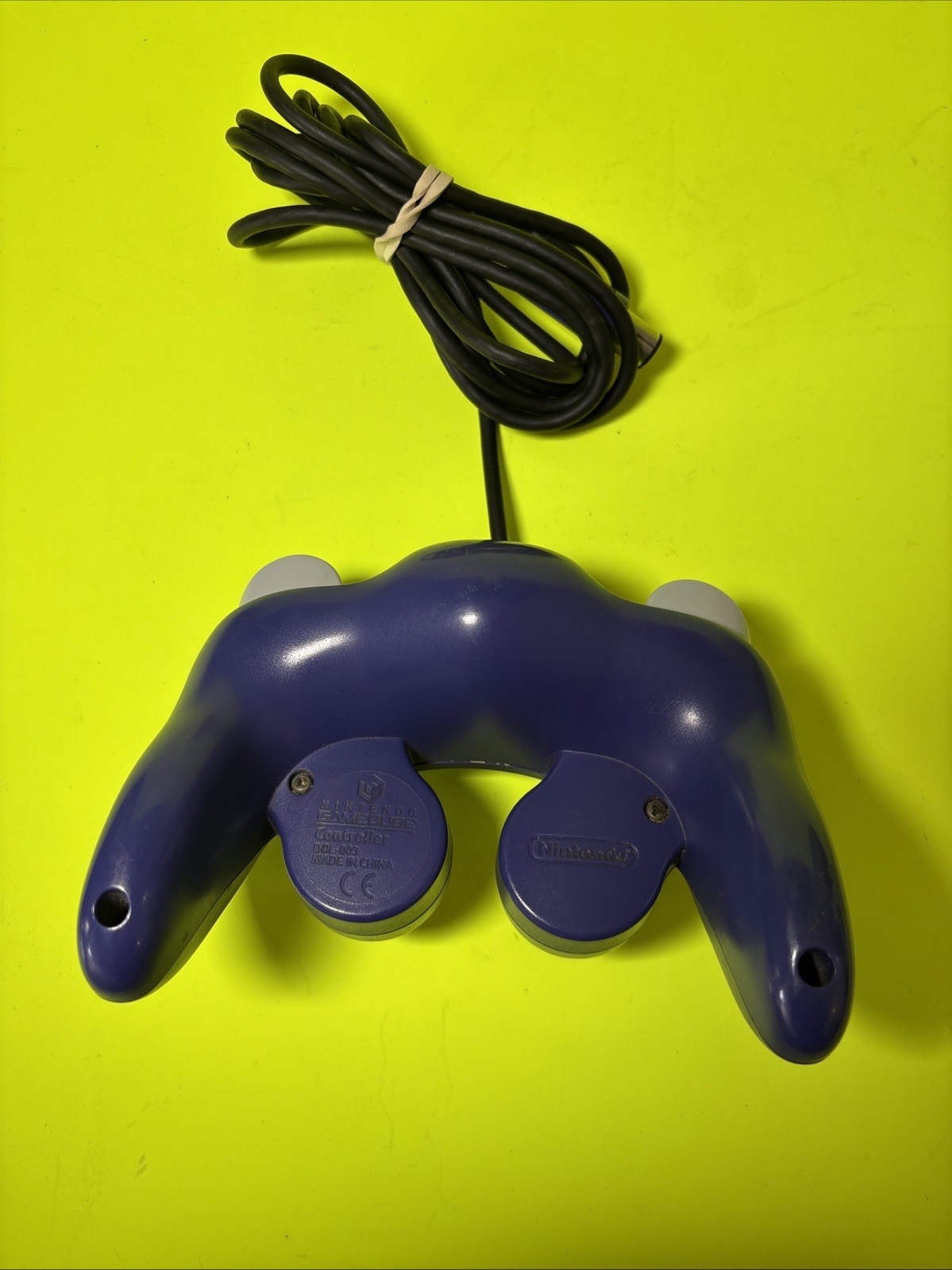 Nintendo GameCube Controller DOL-003 Indigo Purple Wired, OEM – Untested – 31