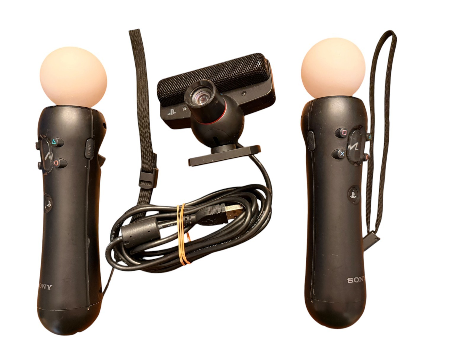 Sony PS3 PlayStation Move Motion Controller Bundle w/ PS Eye Camera PS4
